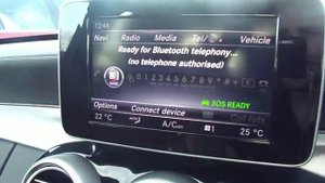 Pairing A Mobile Phone Via Bluetooth (C-Class W205)