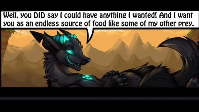 Dragon and furry vore озвучка комикса @Dark_Rainbow_Wildcraft