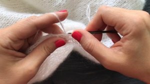 Набор петель из кромочной косички