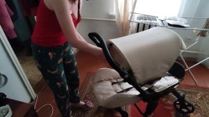 Первая прогулка с новорожденным ?.Купили коляску.