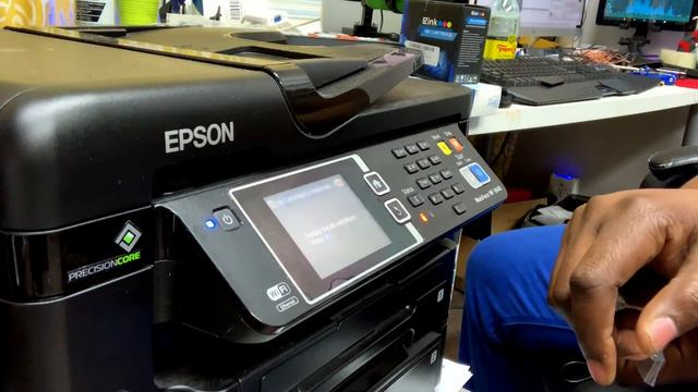 THE EASY WAY TO CHANGE TH E INKS IN WORKFORCE WF-3640 PRINTER IN 2019 смотреть онлайн