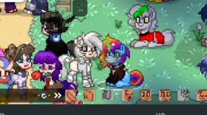 –РИСУЮ СЛУЧАЙНЫХ ЛЮДЕЙ В ПОНИ ТАУНЕ!!? (Pony Town)