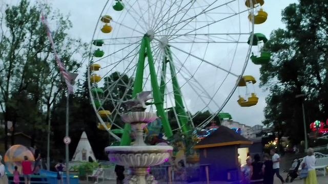 Хоста.  Летний вечер.