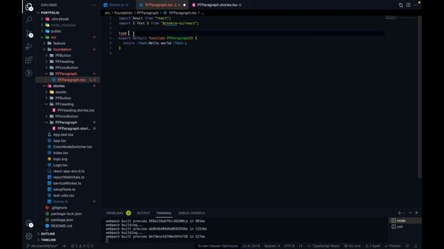 React - Let's create a custom component for all Paragraph text using Chakra UI || Portfolio #09