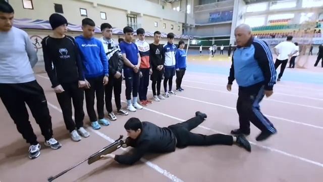 Биатлон (техника стрельбы лёжа). Биатлон (ётиб ўқ отиш техникаси)