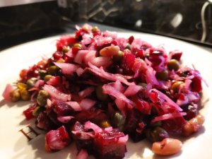 ВИНЕГРЕТ Особенный с Каперсами БЕЗ картофеля.