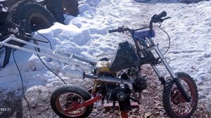 сделали питбайк под стант