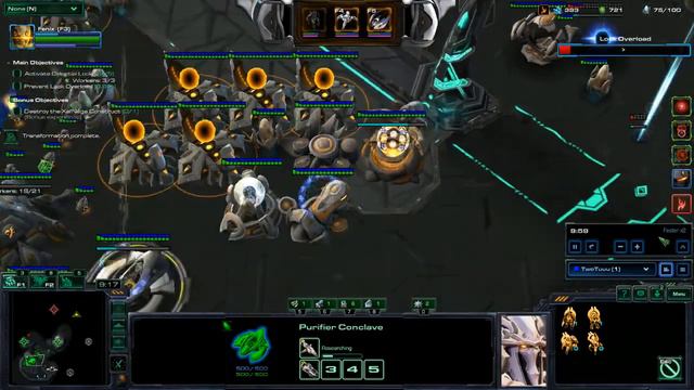 Starcraft 2 Co-op Mutation #136: Warp Zone - Fenix Solo (p3) [=Brutal+1] смотреть онлайн