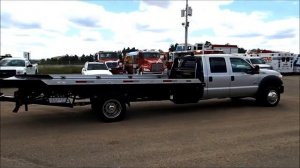 FORD F550 SUPER DUTY 4X4 JERR-DAN ROLLBACK TOW TRUCK FOR SALE