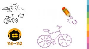 Как нарисовать велосипед || Рисунок шаг за шагом