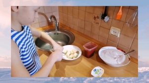 Мороженое на сливках. Мороженое в домашних условиях. Готовит ребёнок.