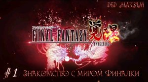 # 39. Final Fantasy Awakening (Финал Фентези: Пробуждение)► Стрим ► Прохождение [Серия № 1]