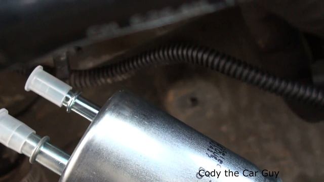 Chevy Cobalt Fuel filter location and replacement simple and easy