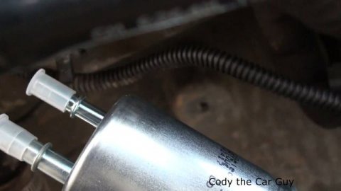 Chevy Cobalt Fuel filter location and replacement simple and easy