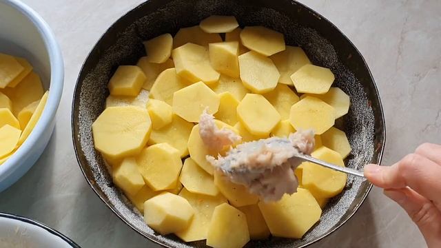 Картофельная запеканка с мясом. Рецепт картофельной запеканки с мясом \ Potato casserole with meat