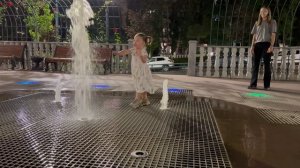 Лея и фонтан. Кисловодск