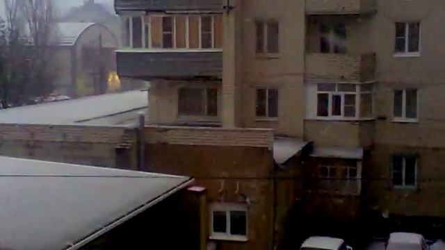 Снег в Ставрополе 23 апреля
