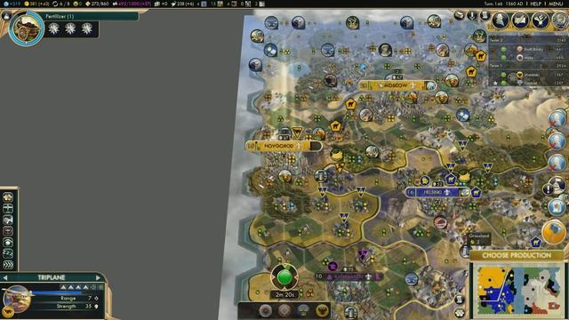 Самолёты в Sid Meier's Civilization V: Brave New World смотреть онлайн