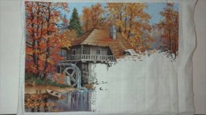 15. Как я вышиваю "Осенний пейзаж" от Лука-С: отчёт № 2