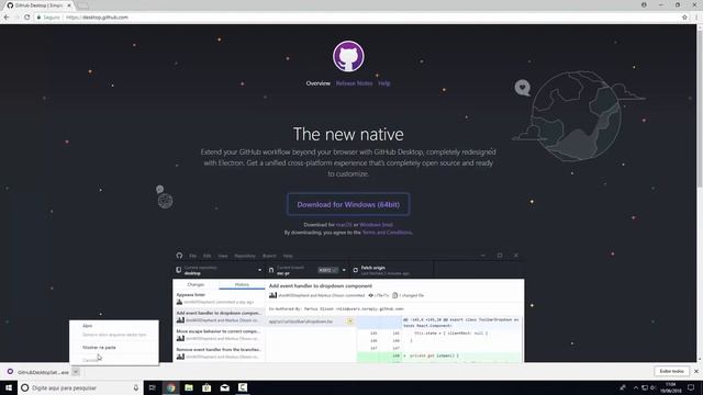 Instalação do Github Desktop - Windows - Parte 01 смотреть онлайн