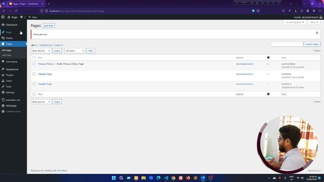 Admin Notices in WP Plugin Development || Developer inzams