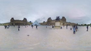 Paris Louvre VR 360 travel video Париж Лувр