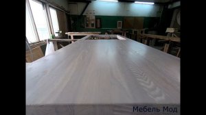 Столешница под раковину.  Массив ясеня