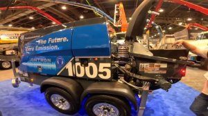 BATTERY OPERATED CONCRETE PUMP at World of Concrete 2024 Las Vegas.