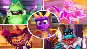 Spyro Reignited Трилогия - Все боссы и концовка