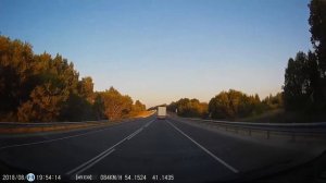 Трасса М5 Е30 Кирицы - Конобеево (через Шацк). Лето 2018. Вечер.