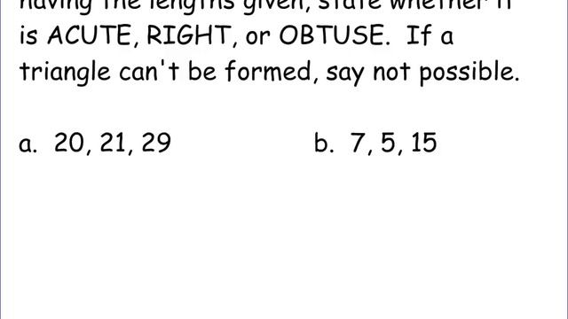 8 3   Converse of the Pythagorean Theorem смотреть онлайн