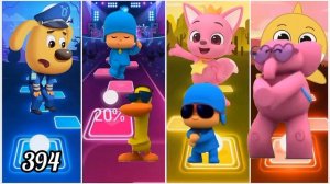 Sheriff Labrador ? Pocoyo ? Pinkfong ? Baby Shark ?Dance Tiles Hop?