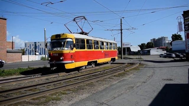 Трамвай Tatra T3SU-1159 смотреть онлайн