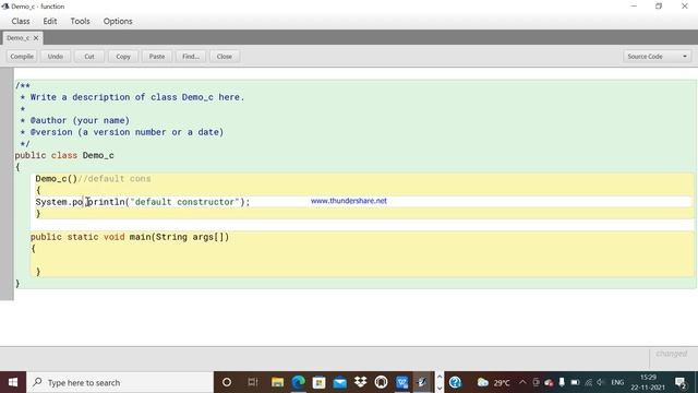 DEFAULT CONSTRUCTOR IN JAVA| ICSE | BE | X BOARD