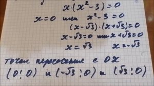 Задание 2. №3.  Применение производной. Исследование функции и построение ее графика. Часть 1.