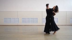 Open Impetus Turn in Waltz | Открытый импетус поворот в Медленном вальсе