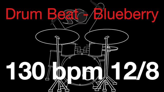 130 bpm 12/8 - Drum Track - Blueberry смотреть онлайн
