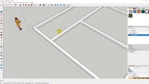 Объём бетона и газоблока в SketchUp за 5 минут