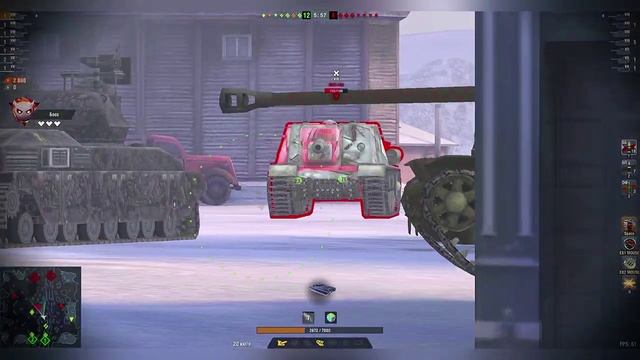 ТОП 1.Оригинальный режим"Большой Босс".Caernarvon Action X.World of Tanks Blitz.Антистресс.