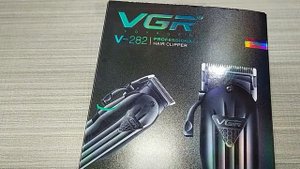 Машинка для стрижки, Набор для стрижки VGR Professional MARKA VGR V-282, черный