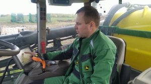 Настройка опрыскивателя в поле