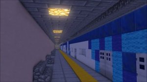 Minecraft Metro Trains in the City Loop