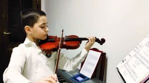 "Колыбельная". Скрипка. Из скрипичного сборника "Вверх по ступенькам" (В. Якубовская).