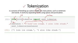 What is Tokenization in NLTK