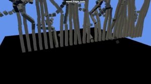 PhysX Experiment - falling cubes