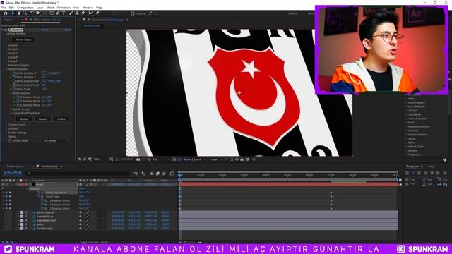 Element3D ile 3D LOGO Animasyon Nasıl Yapılır? | After Effects Dersleri смотреть онлайн