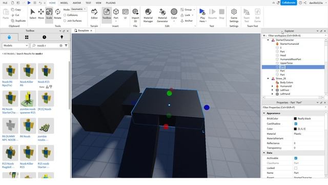 Создание кастомного персонажа в Роблокс Студио смотреть онлайн
