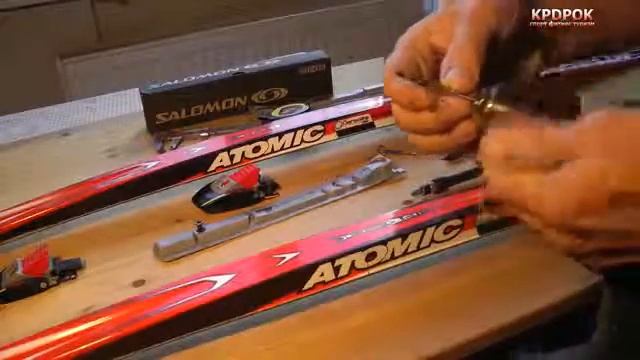 Как установить лыжные крепления самому How to install ski смотреть онлайн