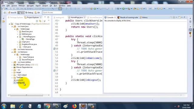 Running multiple Testcases using testng xml смотреть онлайн