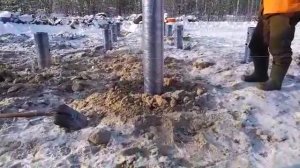 Винтовая свая - СВС 219/550-6000 от компании КрасСвая, это винтовая свая с диаметром ствола 219 мм